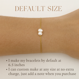 Minimalist Freshwater Pearls Bracelet