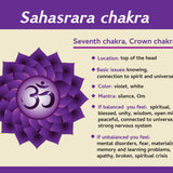 Crown Chakra Gold Necklace with White Quartz
