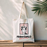 Frida Kahlo Women Power Canvas Tote Bag