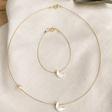 Milos Crescent Moon Choker