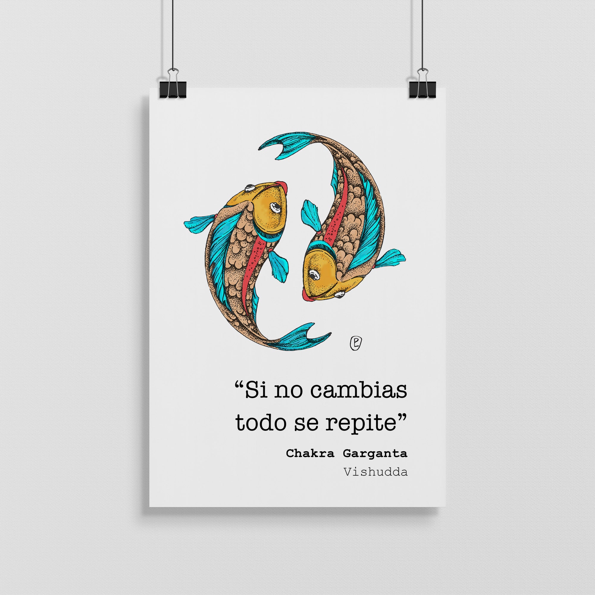 Throat Chakra Art Print