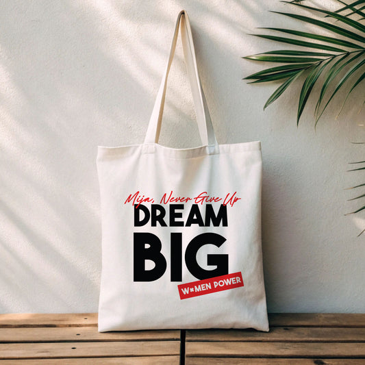 Mija, Dream Big Canvas Bag