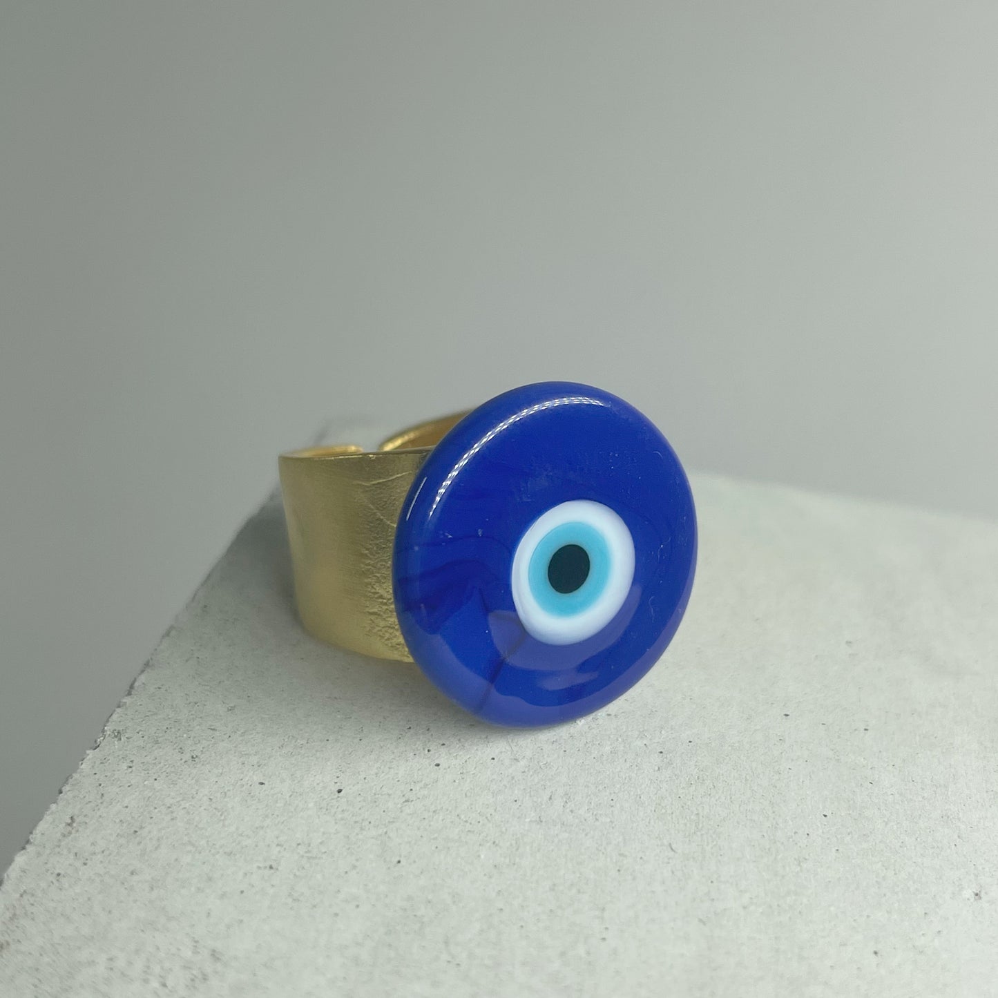 Nazar Ring Blue