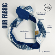 Load image into Gallery viewer, Palermo Headbands ( Koi with Blue )
