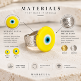 Nazar Ring Yellow