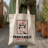 Frida Kahlo Women Power Canvas Tote Bag