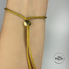 Load image into Gallery viewer, Adjustable Lucky Eye Bracelet ( White and Gold )
