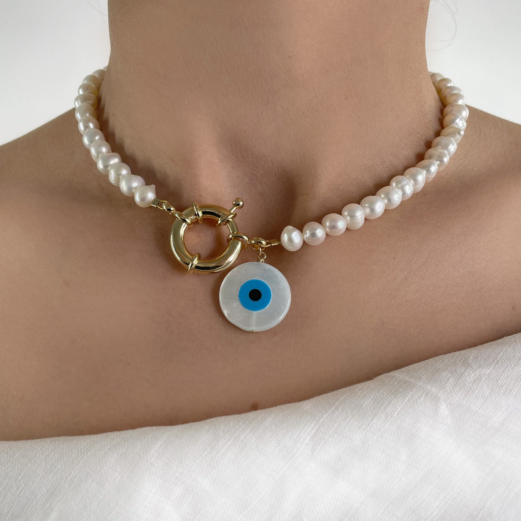 Gold Athens Choker Necklace