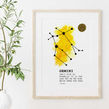 Gemini Watercolor