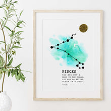 Load image into Gallery viewer, Pisces Watercolor
