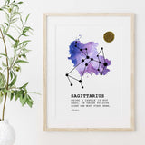 Sagittarius Watercolor