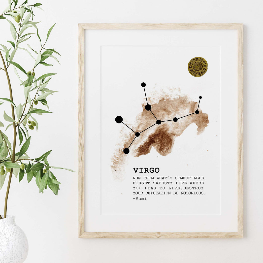 Virgo Watercolor