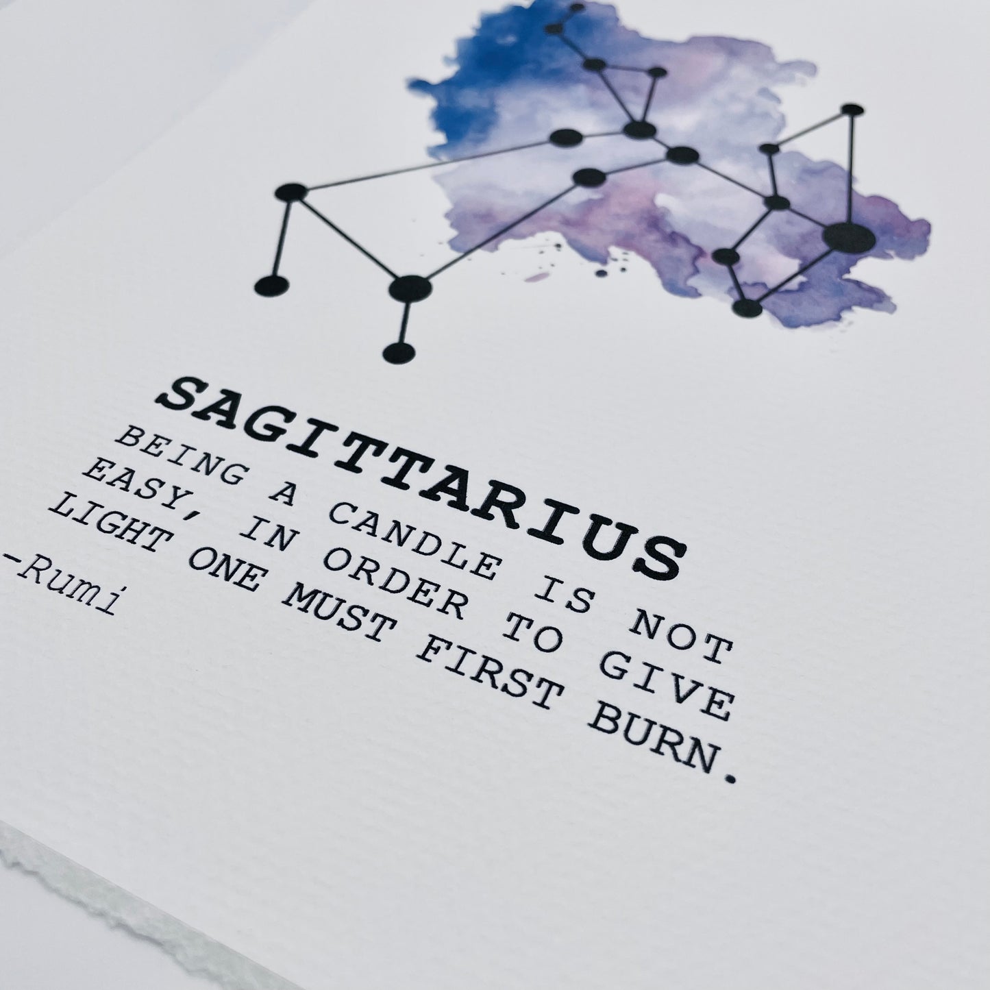 Sagittarius Watercolor