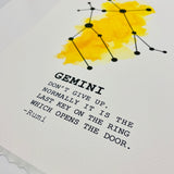 Gemini Watercolor
