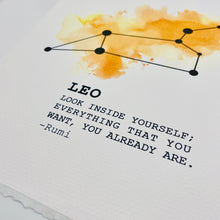 Load image into Gallery viewer, Leo Watercolor
