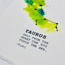 Load image into Gallery viewer, Taurus Watercolor

