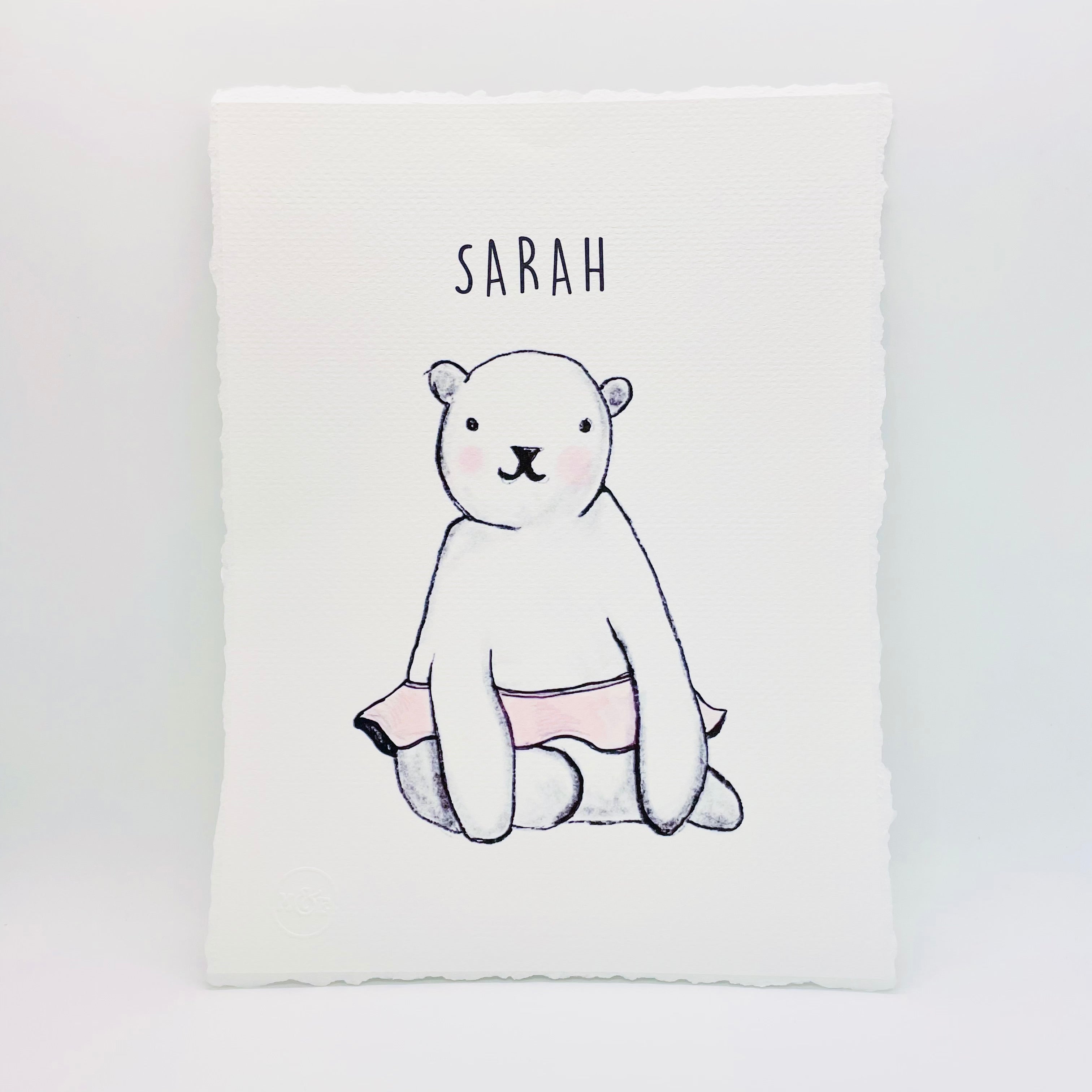Custom Name Teddy Bear