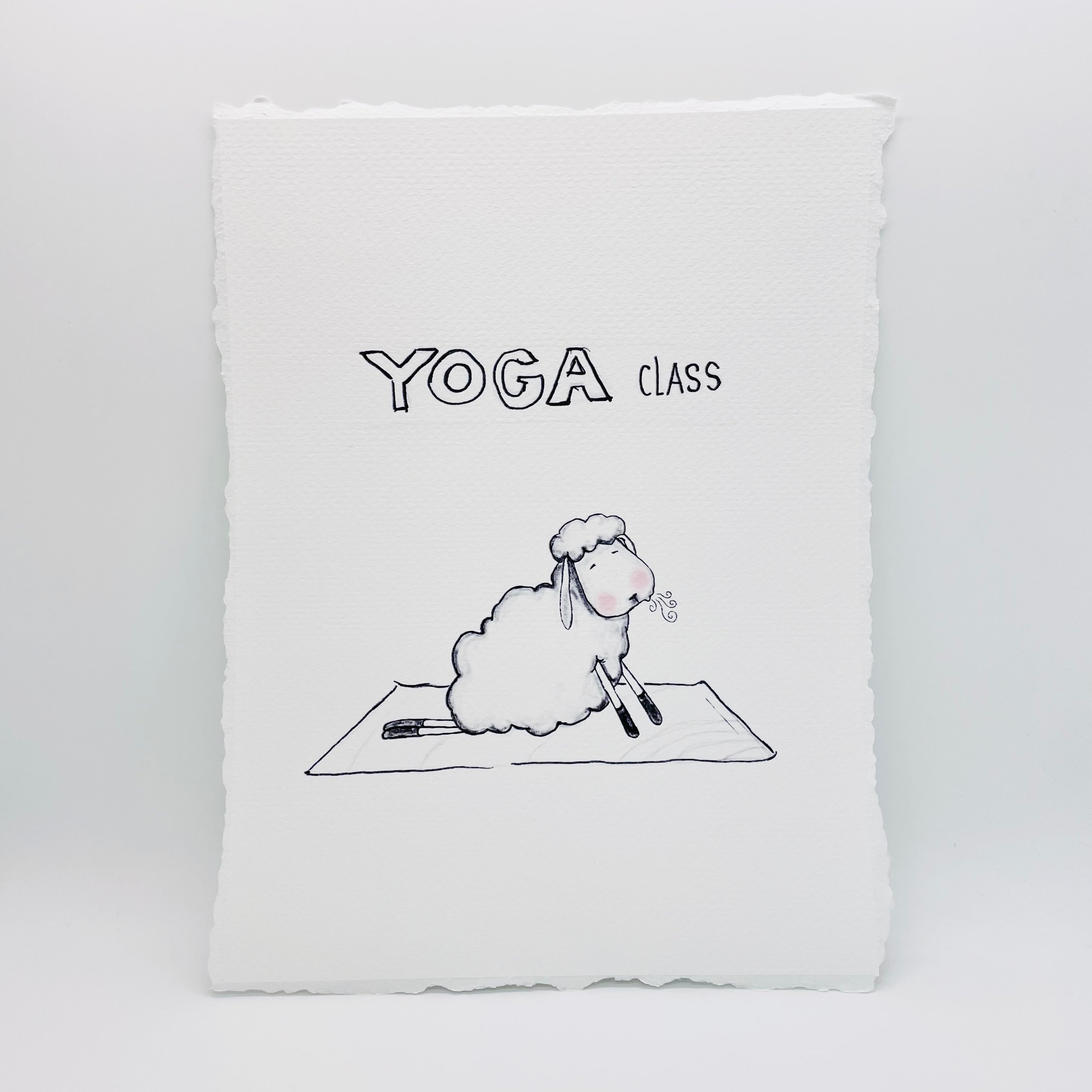 Yoga Class Sheep