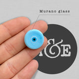 Murano Nazar Earrings ( Light Blue )