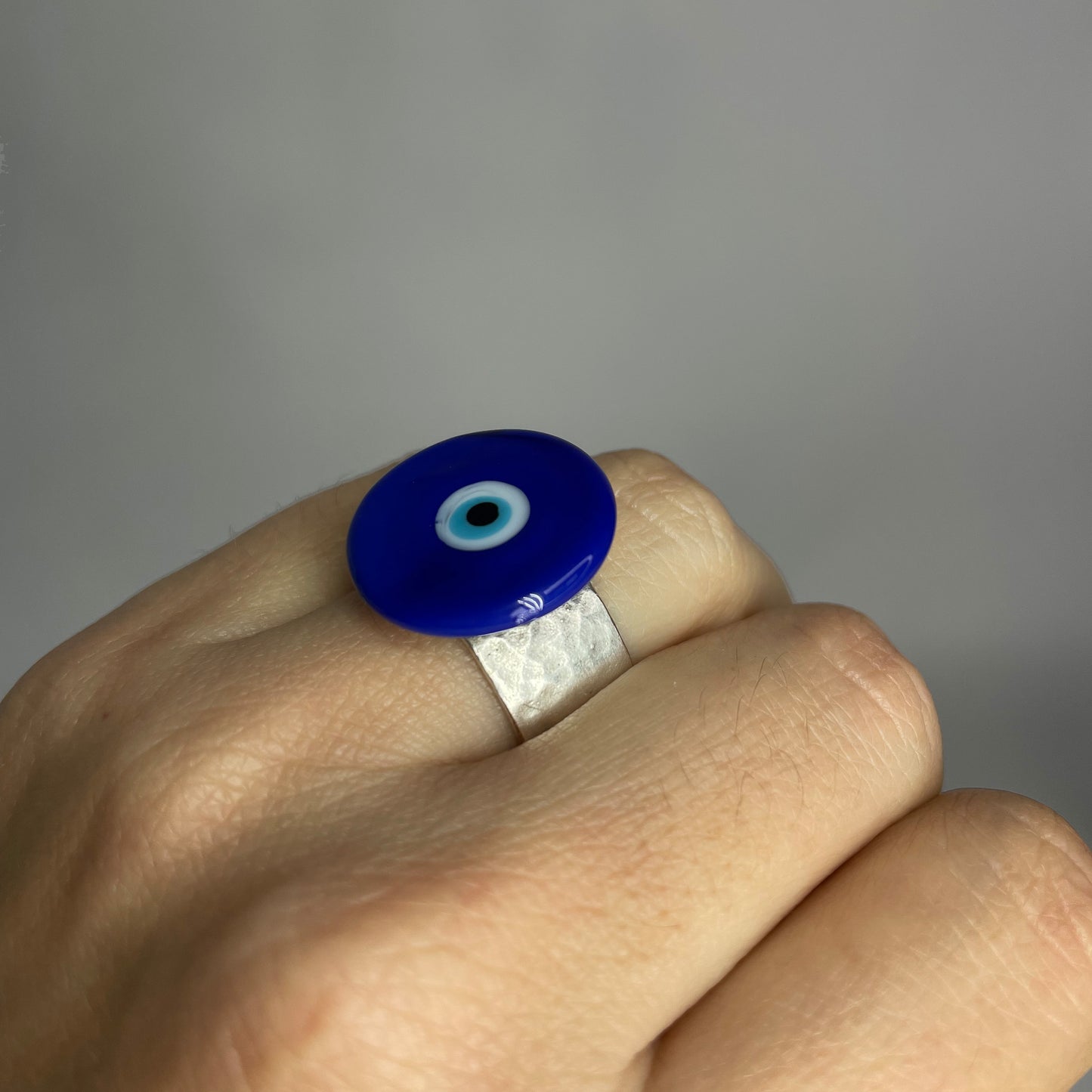 Nazar Ring Blue
