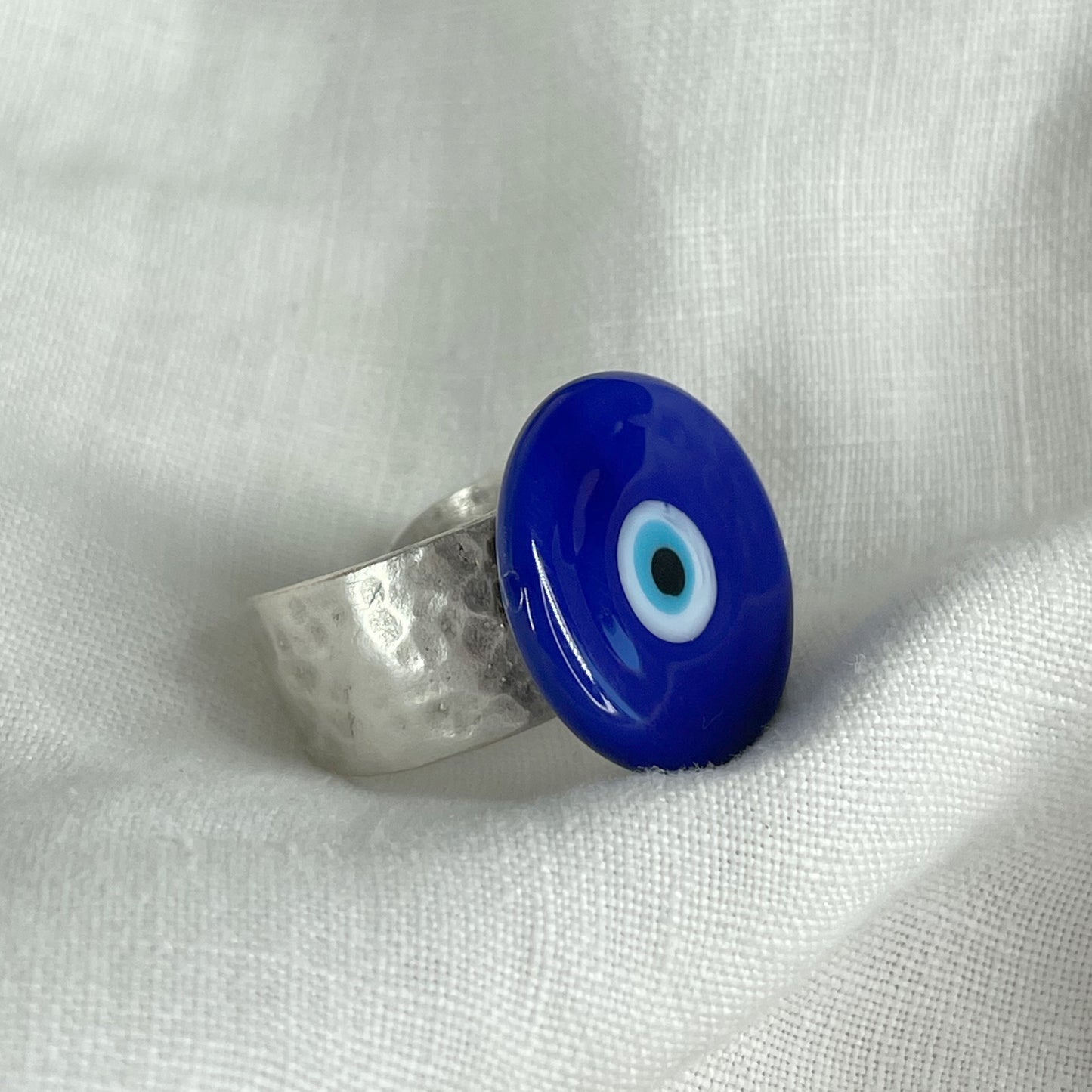 Nazar Ring Blue