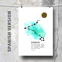 Load image into Gallery viewer, Pisces Watercolor
