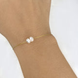 Minimalist Freshwater Pearls Bracelet