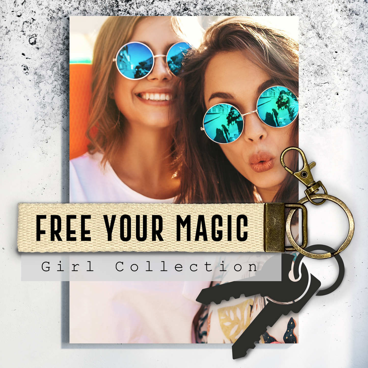 Free your magic.Keychain